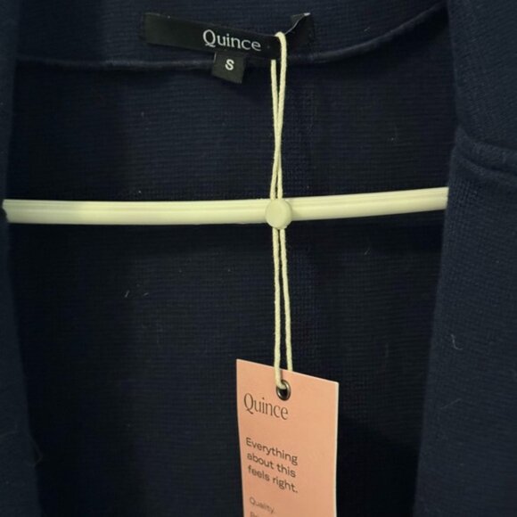 NWT Quince Women's Navy Blue Jacket Size S - Picture 2 of 6